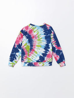 Bisiklet Yaka Bask?l? Uzun Kollu K?z ?ocuk Sweatshirt - Waikiki фото 3