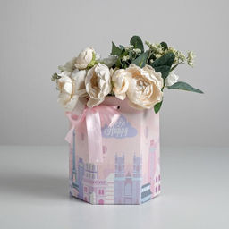 Переноска складная шестигранник Be happy, 17 14,8 19,5 см