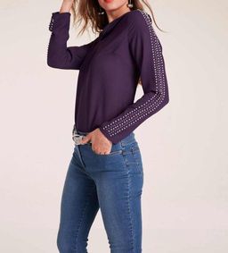 Блузка, лиловая