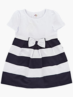Платье для девочки UD 1412 бел/синий - Mini maxi фото 8