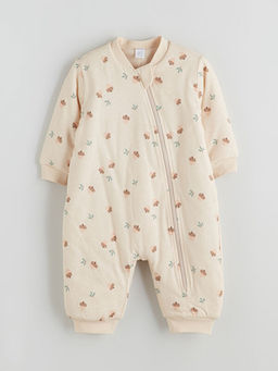 2.5 Tog Bisiklet Yaka Uzun Kollu K?z Bebek Tulum