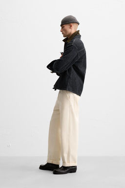 BRUSHED TEXTURE DENIM SHIRT - Zara фото 4