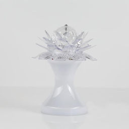 Ночник проектор «Цветок» 12.5 см, свечение RGB, 220 В, белый