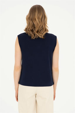 Женская темно-синяя футболка - U.s. polo assn фото 5