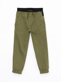 Beli Lastikli Basic Gabardin Erkek ?ocuk Jogger Pantolon