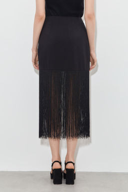Юбка с бахромой мини - Mollis фото 4