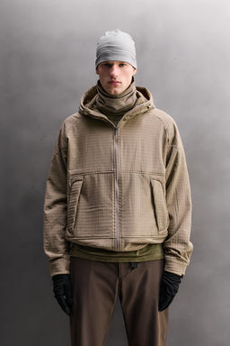 SUDADERA T?CNICA COMBINADO POLAR / Tostado - Zara фото 2