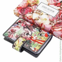 Женская кожаная визитница Sergio Valentini СВ 8138-010  фото 4