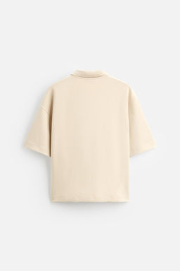 REGULAR FIT INTERLOCK POLO SHIRT - Zara фото 7