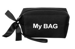 Косметичка - сумочка 18*8*10 см My BAG, с ручкой, черный - Elan gallery фото 4