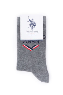 Носки серого меланжа для мальчика Неожиданная скидка в корзине - U.s. polo assn фото 8