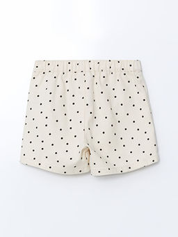 Beli Lastikli Puantiyeli K?z ?ocuk ?ort Etek