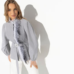 Рубашка Идеальный стиль (с поясом) - Charutti фото 4