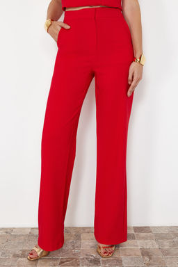 K?rm?z? Dokuma S?k Alt-Ust Tak?m TPRSS24AU00000 - Trendyolmilla фото 5