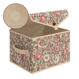 Короб стеллажный с крышкой, малый, 30*25*20 см Valiant  фото 33