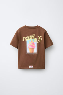 CAMISETA ESTAMPADO FOTOGRAF?A / Marr?n - Zara фото 2