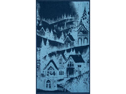 Полотенце махровое 6с103.412ж1 Снежный пейзаж(джинс) 50х90см