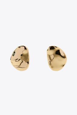 METAL SHEET EARRINGS - Zara фото 2