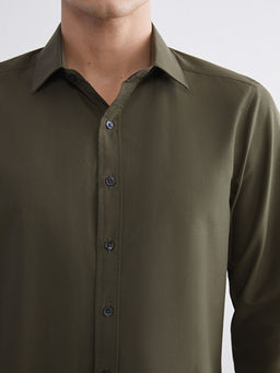 Slim Fit Uzun Kollu Poplin Erkek G?mlek