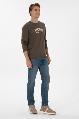 Erkek Vizon Sweatshirt Sepette S_rpriz _ndirim - U.s. polo assn фото 4