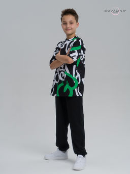 Костюм Daily men граффити бенеттон-черный - Sovalina фото 23