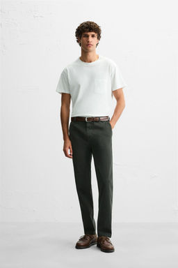 SKINNY FIT CHINO TROUSERS - Zara фото 20