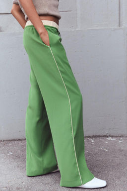 TROUSERS WITH SIDE TRIMS - Zara фото 4