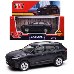 Машина металл Haval f7 10,5 см, (черный) инерц, в коробке