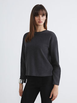 Bisiklet Yaka Kad?n Sweatshirt