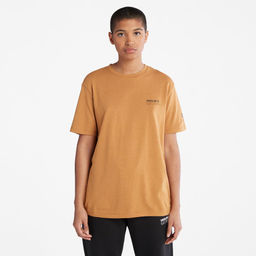 Футболка Timberland T-Shirt Refibra Logo Graphic Regular желтая