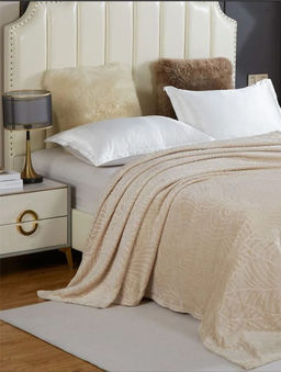 Плед Велсофт Бамбук Токио- Листья 180х200