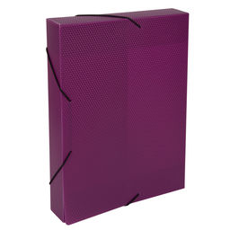 Expert Complete Короб архивный пластиковый 50 мм 1 шт. PRISMA NEON A4 эффект 3D пурпурный ЕС240441022