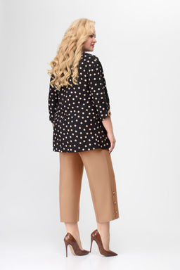 Костюм Svetlana Style 1769 черный+песок+горох