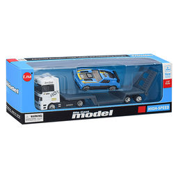 Автовоз с гоночной машиной, в коробке