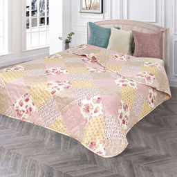 АРТ 044 Покрывало (микрофайбер) 210*240 "Розовый пэчворк"