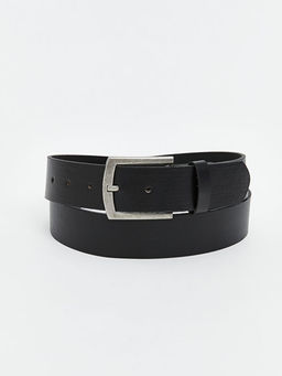 Deri G?r?n?ml? Erkek Kemer