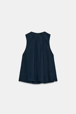 TOP CON LINO ZW COLLECTION / Marino