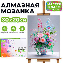 Мозаика алмазная "Летний букет"