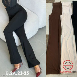 Штаны клёш с высокой посадкой - Bruno фото 2