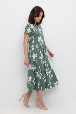 VERY NEAT _ ЕВТ 5019/зеленый мох,магнолия платье жен