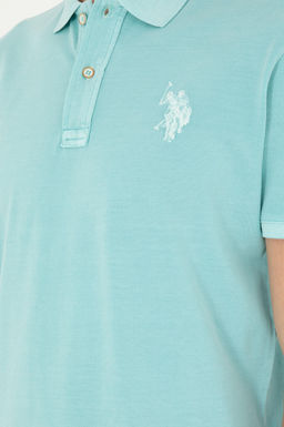 Футболка U.S. Polo Assn мятная хлопок  фото 7
