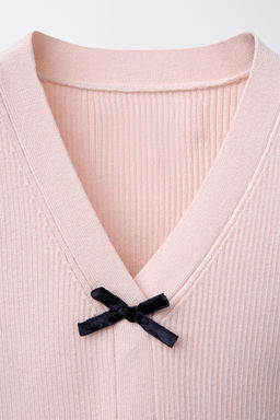 KNIT VEST WITH BOWS - Zara фото 3