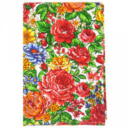 Дорожка столовая, сервировочная 50х180см "Паулина", хлопок "Премиум" 236г/м2, упаковка классическая 28х41см, "Домашняя мода" (Россия)