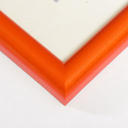 Фоторамка пластик "Радуга" 21х30 см, оранжевый (пластик)