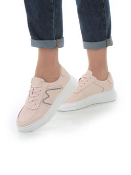 05-P11-2 LT. PINK Кроссовки женские (натуральная кожа) - Фабричный китай фото 2