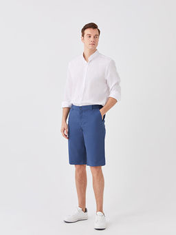 Rahat Kal?p Gabardin Erkek Bermuda ?ort
