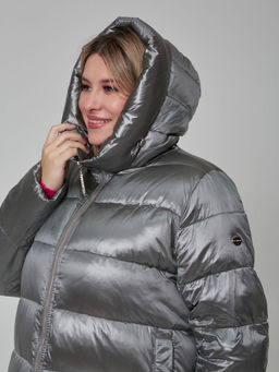 Пальто Luxury Moda 1169 серый