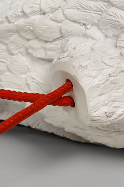 Садовая фигура из полистоуна «Журавль с загнутой шеей», 51×16×27 см