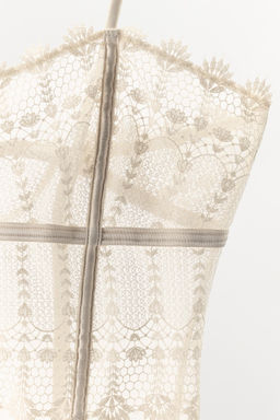 STRAPPY GUIPURE BODYSUIT - Zara фото 6