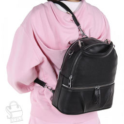 Рюкзак женский 69135 black Velina Fabbiano-Safenta  в Новосибирске